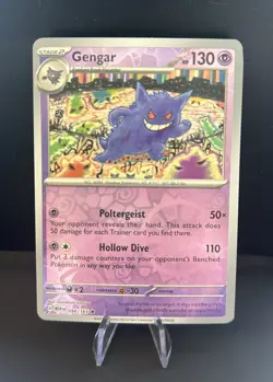 Pokemon - Gengar 094/165 - REVERSE HOLO- Scarlet & Violet MEW EN 151 - NM - Image 1
