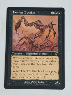 MTG Faceless Butcher (Torment/Black/C) - BGM - Image 1