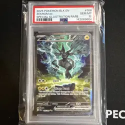 2025 Pokemon Black Bolt Zekrom ex Special Illustration Rare #166/086 PSA 10 - Image 1