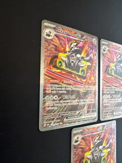 3 Pokemon Revavroom Ex Obsidian Flames 224/197 Full Art NM - Image 5
