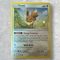 The Pokemon Company Eevee 101A/149 Alternate Art Promo Holo English 60HP - Image 1