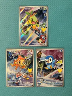 Pokemon 2026 First Partner Illustration Collection Series 1 Promos Set 40-42 - Image 1