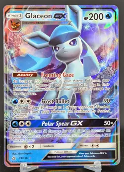 Pokemon Glaceon GX #39/156 English Ultra Prism Ultra Rare - Image 1