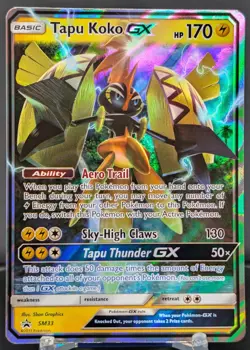 Pokemon Tapu Koko GX #SM33 English Black Star Promo 2017 - Image 1