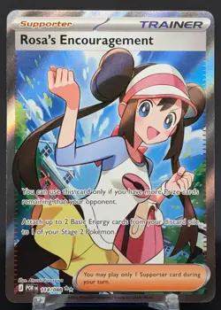Pokemon Rosa's Encouragement #114/088 English Perfect Order Ultra Rare Full Art - Image 1