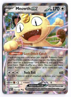 Meowth ex 062/088 Perfect Order Double Rare Pokemon - Image 1