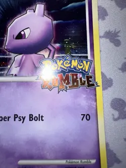 Mewtwo 9/16 Pokemon Rumble Promo Holo 2009 100 HP Super Psy Bolt 70 - Image 4