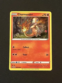 Pokemon TCG SWSH092 Charmander Sword & ShieldBlack Star Promo - NM - Image 1