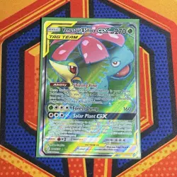 The Pokemon Company Venusaur & Snivy GX FA Holo Cosmic Eclipse 210/236 ENG - Image 1