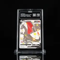 2020 Pokemon - Charizard V 79 Champions Path Secret Rare - TAG 10, SCORE 960 - Image 1
