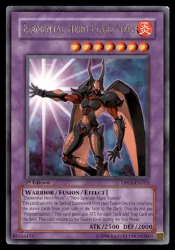 Yu Gi Oh Elemental Hero Flare Neos EN013 1st Edition Regular - Image 1