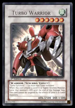 Yu Gi Oh! TURBO WARRIOR EN015 Duelist Pack: Yusei 1st Edition Regular - Image 1