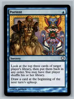 Magic MTG Coldsnap Theme Deck Reprints Portent #90/383 TCG CCG - Image 1