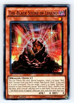 Yugioh The Black Stone of Legend LDK2-ENJ05 Ultra Rare - NM 💎 - Image 1
