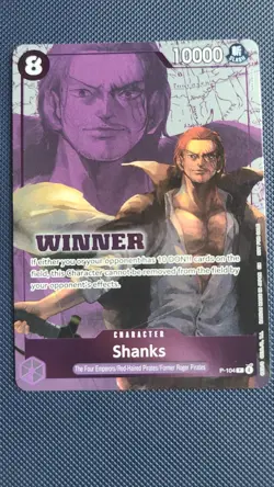 Shanks Winner Pack 2026 Vol. 2 One Piece Promo Card P-104 - Image 1