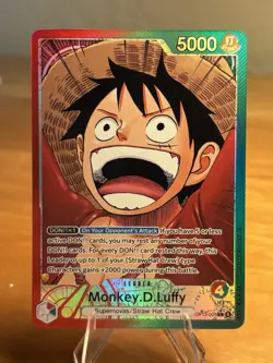 Monkey D Luffy OP13-001 L Leader Alt Art Carrying On His Will OP TCG English - Image 1