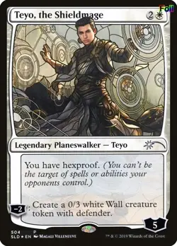 Foil Teyo, the Shieldmage (Stained Glass) - 504 - NM - Secret Lair Drop Series - Image 1