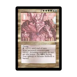 WOTC MtG Legends Arcades Sabboth (R) EX - Image 1
