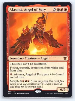 Akroma, Angel of Fury 146 Commander: Murders at Karlov Manor MTG LP - Image 1