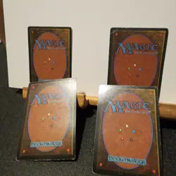 Mtg Lightning Bolt x4 - Magic the Gathering Revised 4th Lightning Bolt HP - Image 2