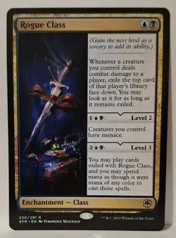 MTG Rogue Class x1 Adventures in the Forgotten...Regular NM/PFresh! - Image 1