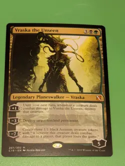Vraska the Unseen - Magic The Gathering Collectible MTG Card Mythic C19 - Image 1