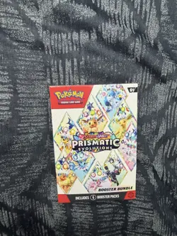 Pokemon TCG Scarlet & Violet Prismatic Evolutions Booster Bundle SEALED - Image 1
