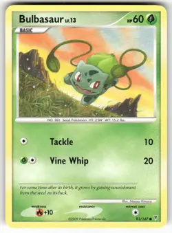 Bulbasaur 93/147 Common Supreme Victors Pokemon Lightly Played - Image 1