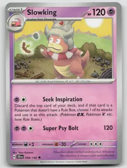 Slowking 58/142 Stellar Crown Pokemon NM Uncommon - Image 1