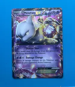 Mewtwo EX XY107 Holo Promo MP+ Pokemon TCG Card - Image 1