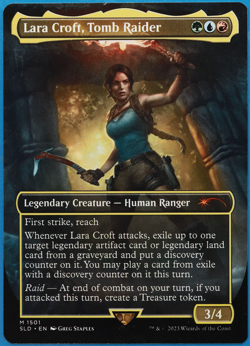 Lara Croft, Tomb Raider (Secret Lair Promo) MINT MTG CARD (502508) ABUGames - Image 1