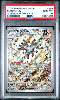 2024 Pokemon Black Star Promo Magneton PSA 10 Gem Mint #159 Deutsch... - Image 2