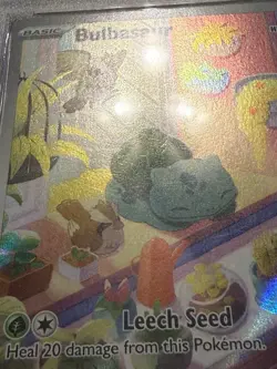 Pokemon TCG Bulbasaur 143/142 Sv07 Stellar Crown Illus Rare Holo PSA 10 - Image 3