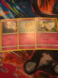 Fairy Pink Pokemon Card Lot- Morelull, Cutiefly, Ribombee- Cutie Collector Lot - Image 2