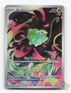 Pokemon TCG - Bulbasaur 133/132 Near Mint Illustration Rare Mega Evolution - Image 1