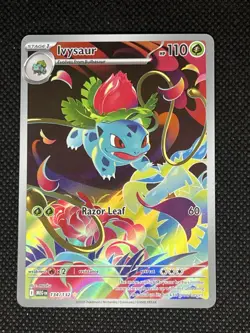 Pokemon Ivysaur Illustration Rare Full Art Holo 134/132 Me01 2025 110 HP - Image 1