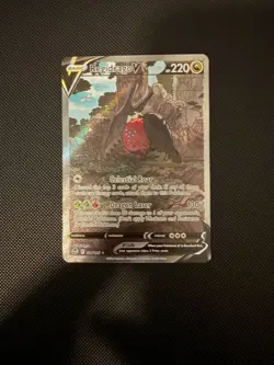 Pokemon Card Regidrago V 184/195 Silver Tempest Ultra Rare Full Art Holo NM - Image 1