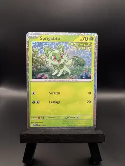 Pokemon Sprigatito 001/015 McDonald's 2023 Holo MP - Image 1