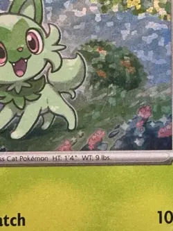 Pokemon Sprigatito 001/015 McDonald's 2023 Holo MP - Image 2