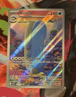 Wailord 162/159: Journey Together Illustration Rare Full Art Holo. NM Pokemon - Image 1