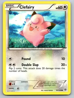 Pokemon Clefairy 97/135 Common Plasma Storm NM/M - Image 1