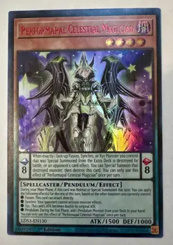 Yugioh! Performapal Celestial Magician (Red) - LDS3-EN130 - Ultra Rare - 1st Ed. - Image 1