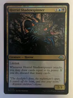 Horrid Shadowspinner Modern Horizons 3 Foil - MTG - Image 1