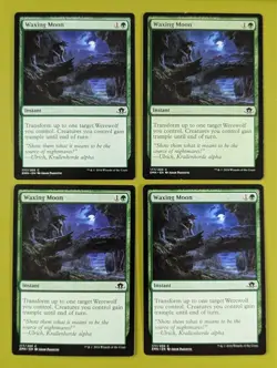 Waxing Moon x4 Eldritch Moon 4x Playset Magic the Gathering MTG - Image 1