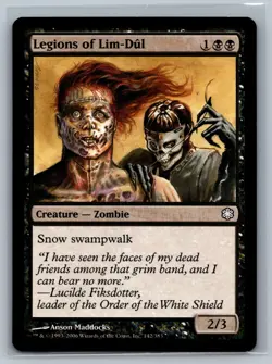 Magic MTG Coldsnap Theme Deck Reprints Legions of Lim-Dul #142/383 TCG CCG - Image 1