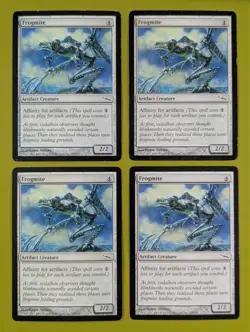 Frogmite x4 Mirrodin 4x Playset Magic the Gathering MTG - Image 1