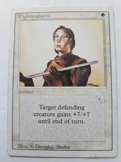 MTG Unlimited "Righteousness" MP - Image 2