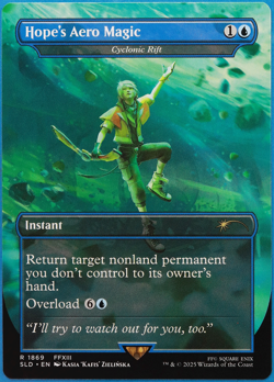 Hope's Aero Magic | Cyclonic Rift (Secret Lair Promo) MINT MTG (502484) ABUGames - Image 1
