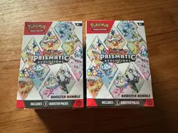 TWO Prismatic Evolutions Booster Bundles (2) - SEALED - Pokemon - 12 Packs - Image 1
