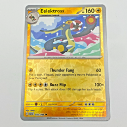 Eelektross Pokemon Scarlet Violet Black Bolt Reverse Holo 032/086 - Image 1